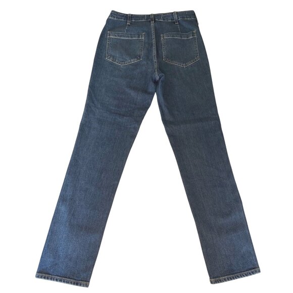 AMO High Rise Button Fly Twisted Seam Dock Jeans – Size 28 - Picture 5 of 9